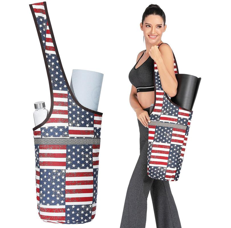 

Yoga Mat Bag with Large Pockets and Inner Zippered Pocket
