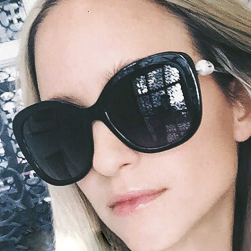 

Square CH 5339 Gradient Sunglasses Girls Male Shades For Women Brand Polarized Colored Pearl Channel Sunglasses Women Steampunk Sun Glasses, White;black