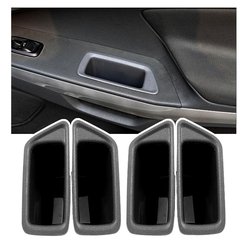 

Car Door Storage Barrel For EcoSport 2021 Front Rear Box Auto Interior Organize Accessories Black Organizer
