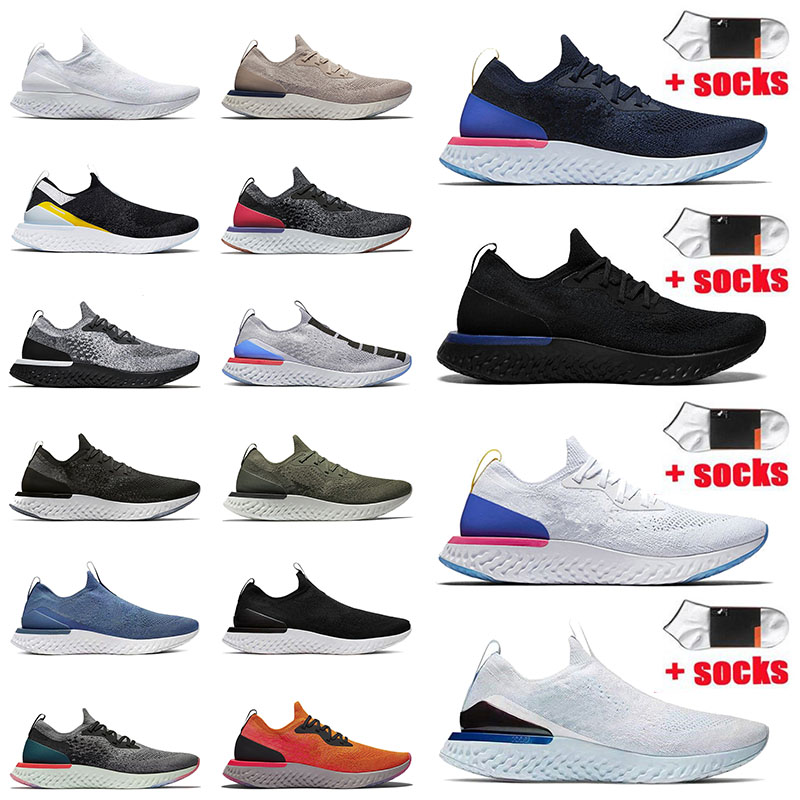 

With Socks Men Trainers Women Epic Flynit V1 V2 Running shoes Brownish yellow Cookies and Cream White Fusion Belgium pewter Outdoor Authentic Sports Sneakers EUR 45, 30 36-45
