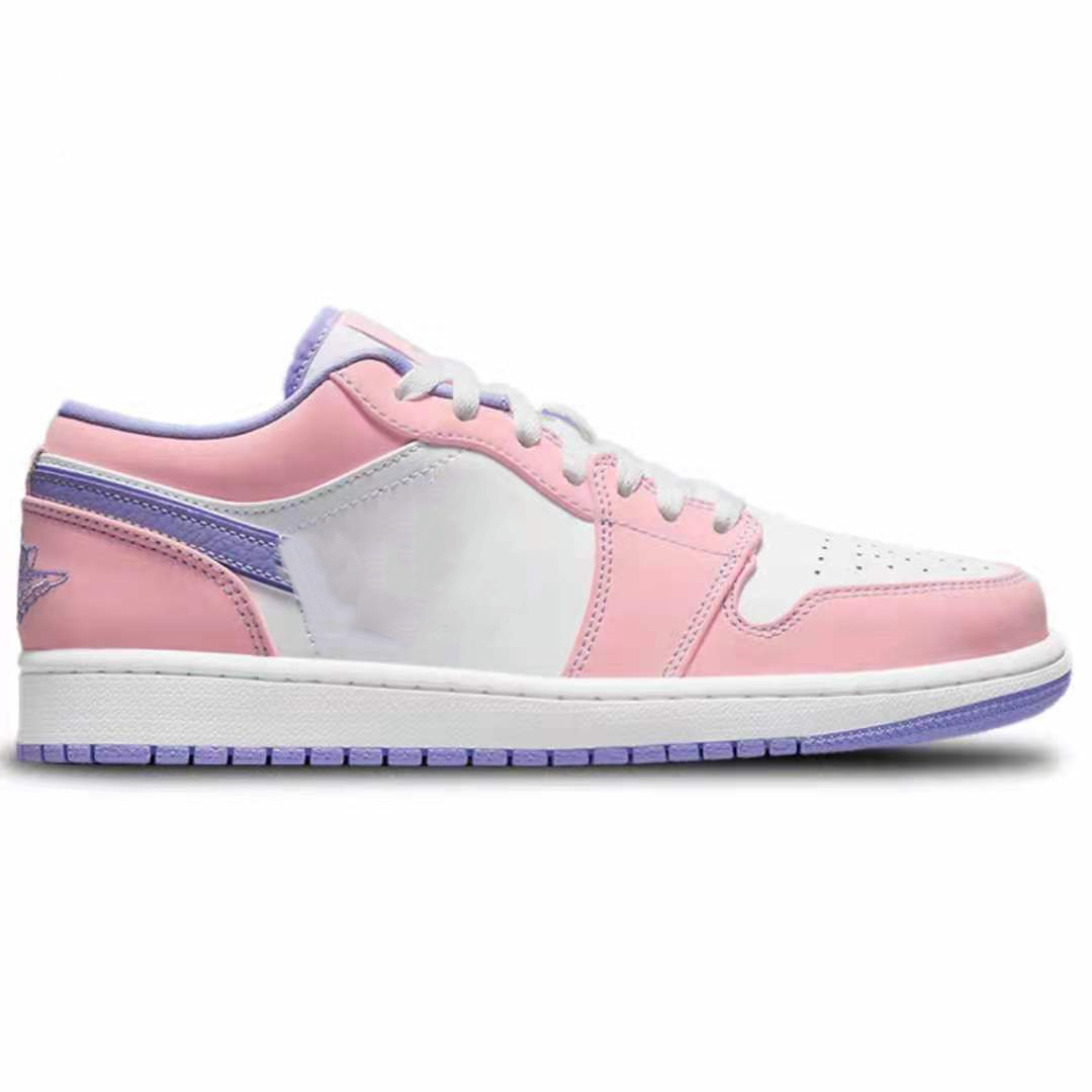 

Shoes Women 1 low se Arctic punch Pale Vanilla Pink Ice cream Violet Splash-ink yellow Running Size 36-40, Shipping