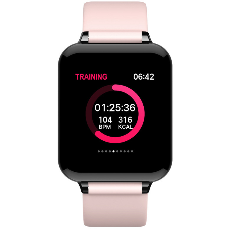 

Newest B57 Smart Watch Waterproof Fitness Tracker Sport for IOS Android Phone Smartwatch Heart Rate Monitor Blood Pressure Functions