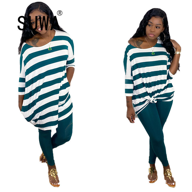 

Tie Dye Sweatpants Set Tracksuit Women Two Piece Matching Sets Oversize T-shirt Top + High Waist Sport Pants Casual Sweat Suit 210525, Green