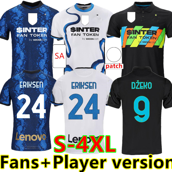 

Size:S- INTER soccer jersey LUKAKU MILAN VIDAL BARELLA LAUTARO ERIKSEN ALEXIS HAKIMI 21 22 football shirt 2021 2022 fans+Player version 3rd uniforms, 21/22 away player