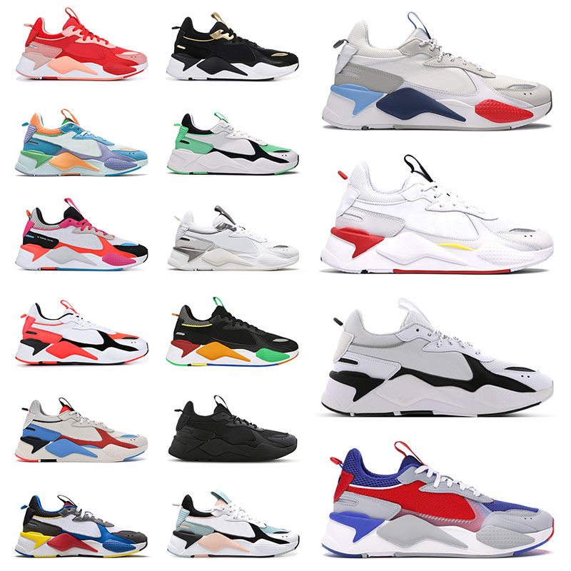 

Men's Women's Sneaker RS X sports running shoes fashion authentic toys bright peach reinvention triple black trophy trainers walki