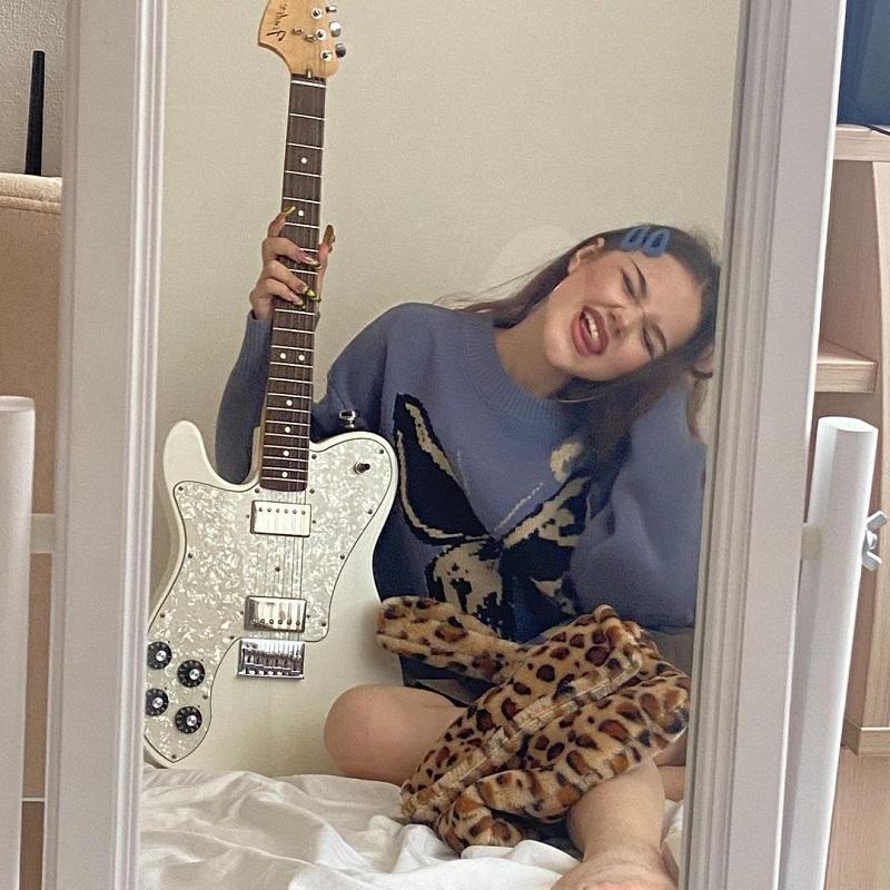 

Women' Sweaters Winter Butterfly Pattern Jacquard Knitted Sweater Warm Clothes Jumper Top Vintage Knitwear Harajuku Pullover Punk Size, Blue