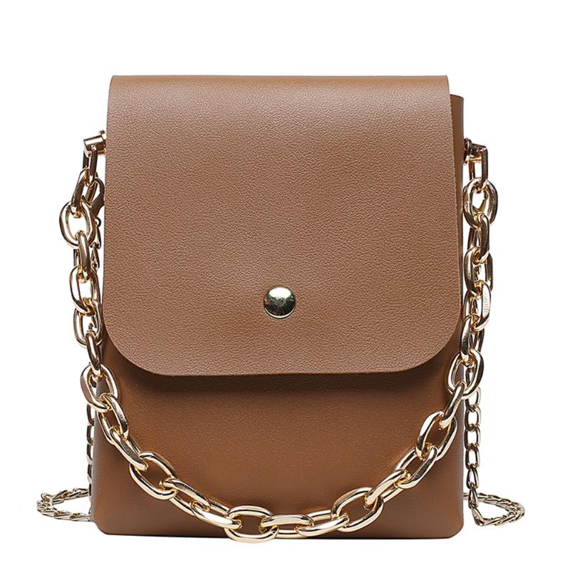 

Evening Bags Simple Women Crossbody Messenger Handbag Leather Ladies Chain Phone Pouch For Outdoor Shopping Traveling Decoration Shoulder Ba