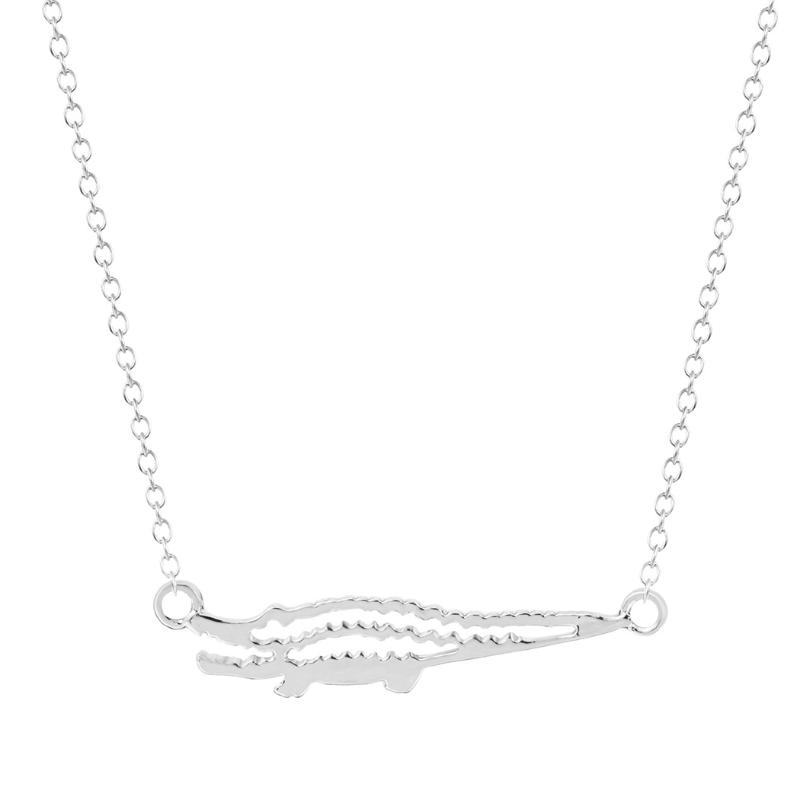 

Chokers Simple Animal Necklace Cute Hollow Crocodile Wholesale Foreign Trade Ladies Accessories EY001