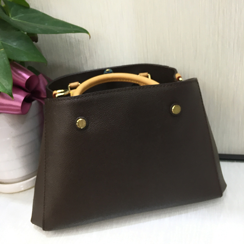 

Women discount cheap wholesale designer Handbags Purses 32cm shoulder Bags with Letter Flower Leather Crossbody Bag Sacs Main Femme Purse Shoulderbags, 41055-white flower skin