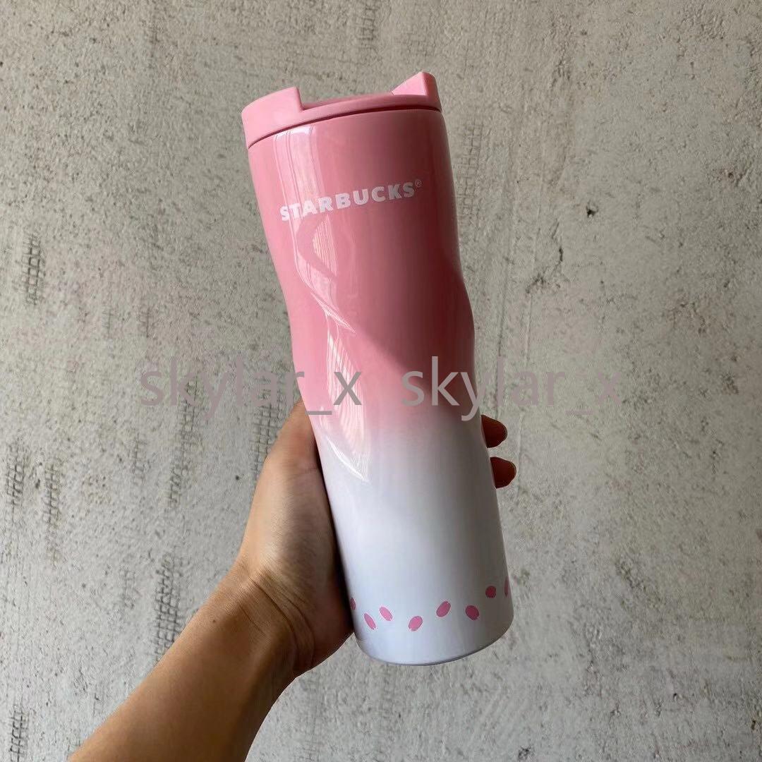 

Color Changing Starbucks Thermos Mug Vacuum Flasks Stainless Steel Coffee Mugs Water Cup 500ML Gift Product, As show