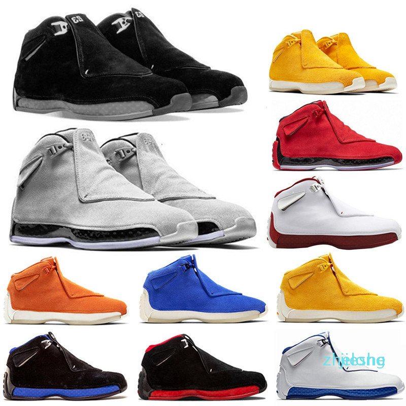 

fashion-Boots Shoes 18s All-star Athletic Blue Yellow Orange Suede Sports Shoe Define the Moment Men Toro Red 18 XVIII Cool Gray Sneake