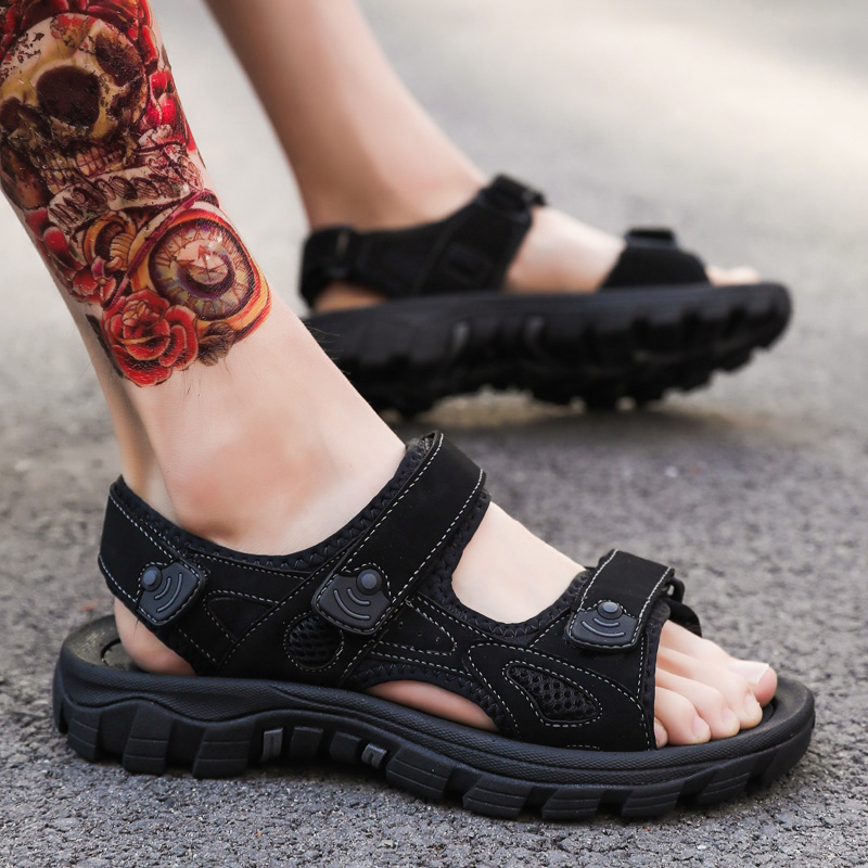 

2021 Men Sports Trainer Sneakers Big Size Slippers Sandals Summer Slides Black Grey White Light Blue Orange Designers flip flops Code: 11-2210, 6i9a7851_1_1