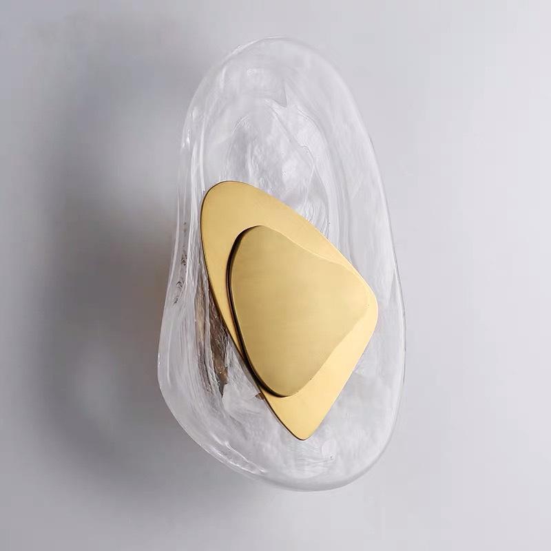 

Wall Lamp Modern Minimalist Glass Led Sconce Creative Study Bedroom Bedside Lighting Luxury Nordic Decor Aisle Living Room Light