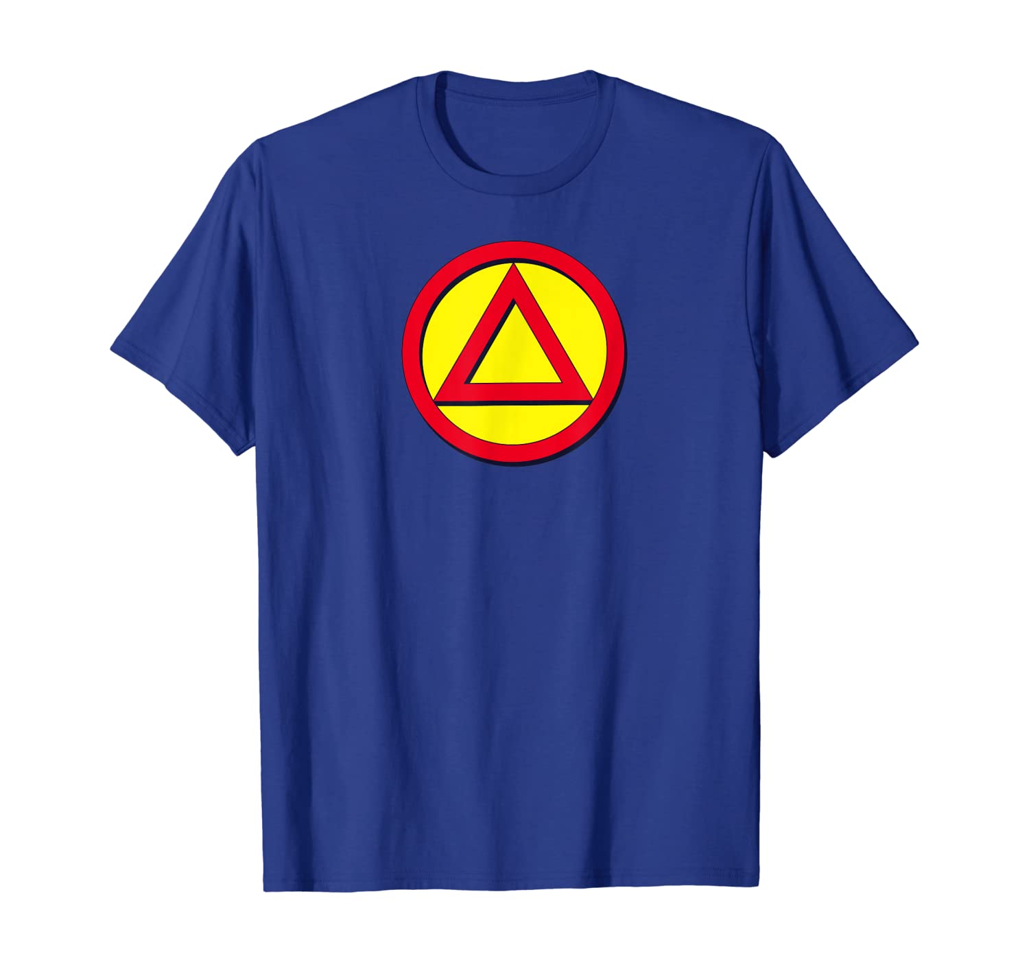 

AA Symbol Sober Super Power - 12 Step Recovery T-Shirt, White;black