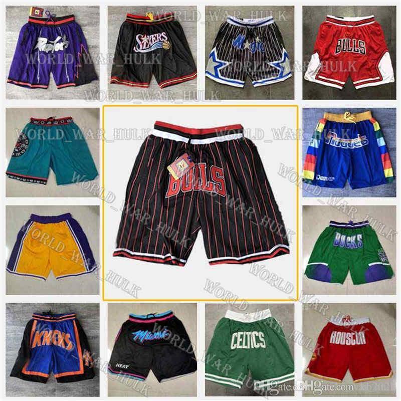 

Memphis Chicago Detroit Orlando Philadelphia Utah Just don Grizzlies Magic Pistons Bull 76er Jazz Brooklyn Basketball Shorts Net, Black;blue