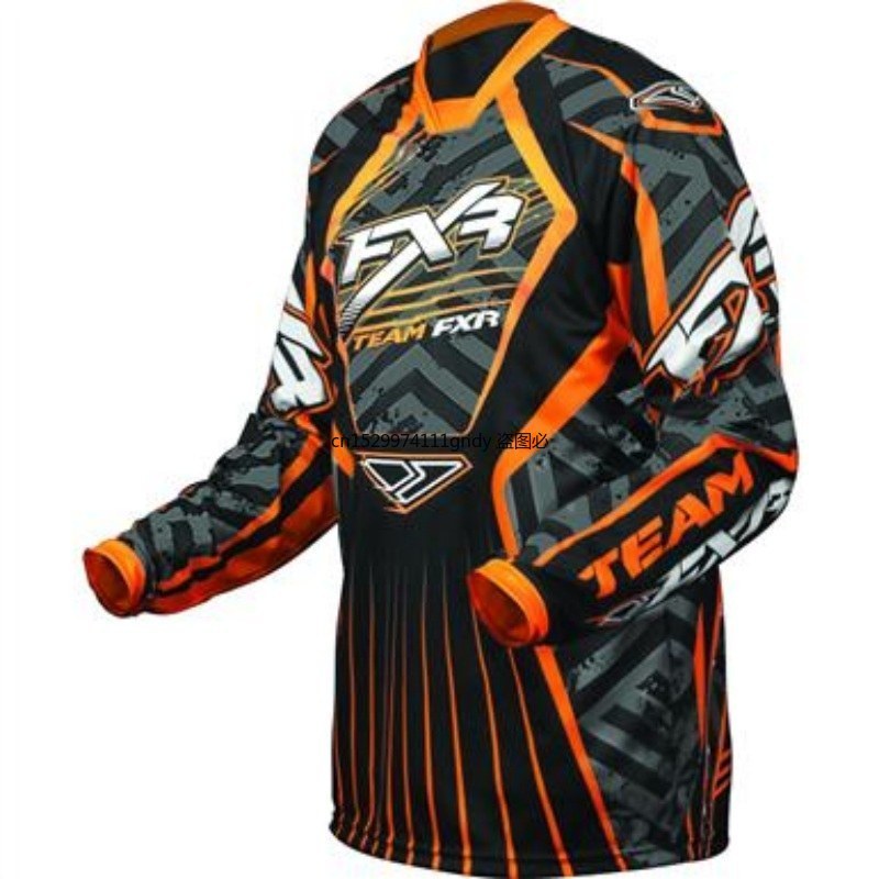 

2021 Motocross Jersey MTB Downhill Full Sleeve Bike Shirt Cycling Jersey Men Long Sleeveelectric Motorcycle FXR DH X0503