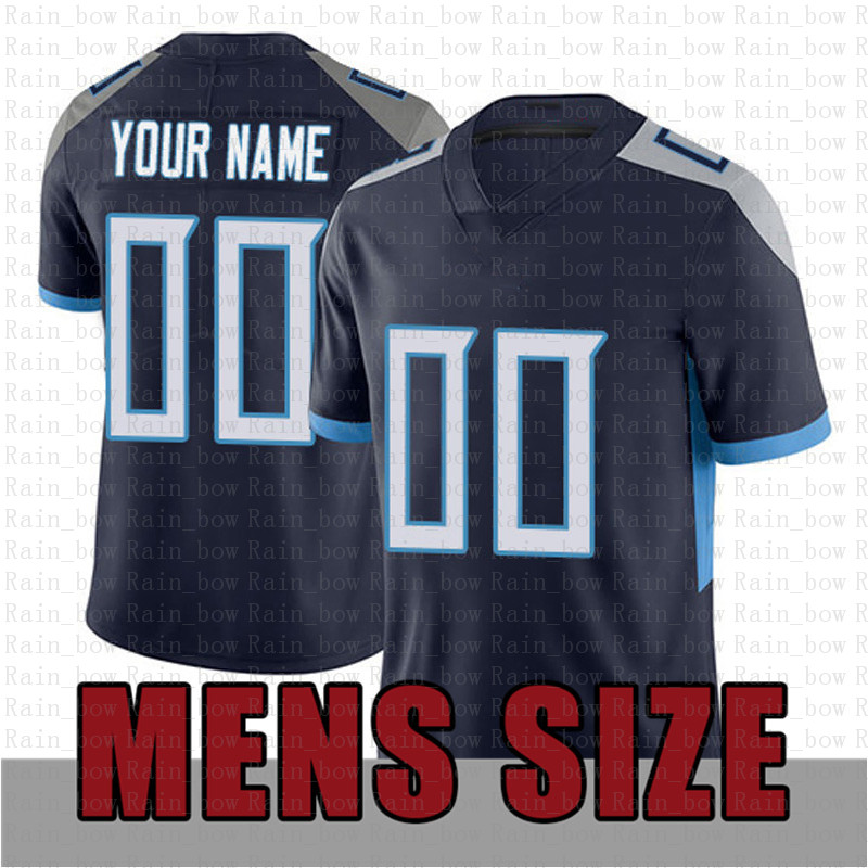 

Tennessee 22 Derrick Henry Titans 2 Julio Jones Football Jersey AJ Brown Steve McNair Ryan Tannehill Taylor Lewan Caleb Farley Bud Dupree Kevin Byard Marcus Mariota 2, Mens jersey (taitan)