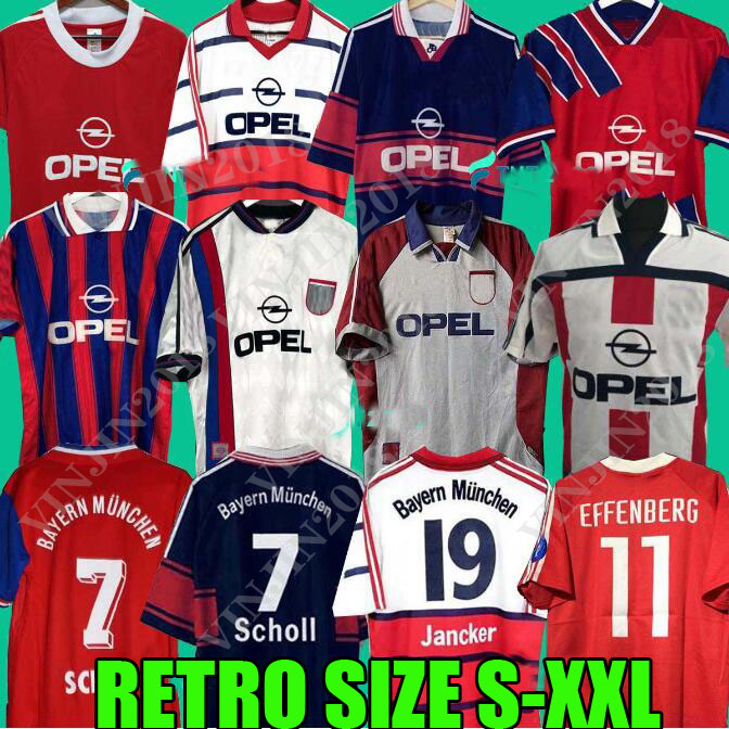 

91 93 94 95 96 97 98 99 00 Bayern retro soccer jerseys Munich Matthäus 01 02 final ELBER zickle EFFENBERG Pizarro SCHOLL zickleR Klinsmann football shirts 1995 1997 2001, Third