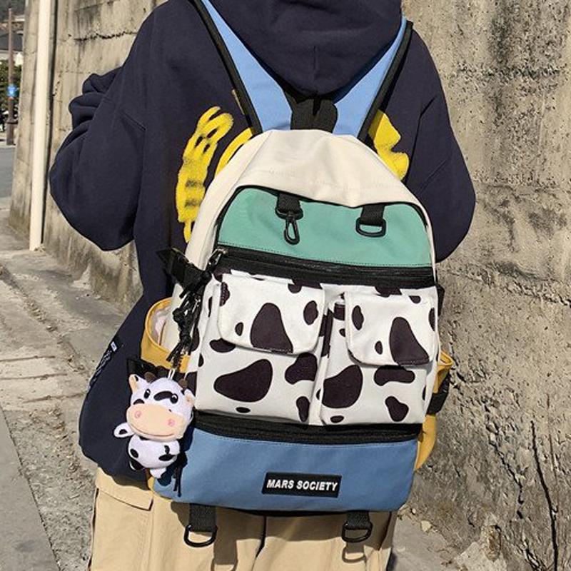 

Enopella Waterproof Nylon Backpack Unisex Large Capacity Laptop College Schoolbag Women Book Bag Mochila Rucksack