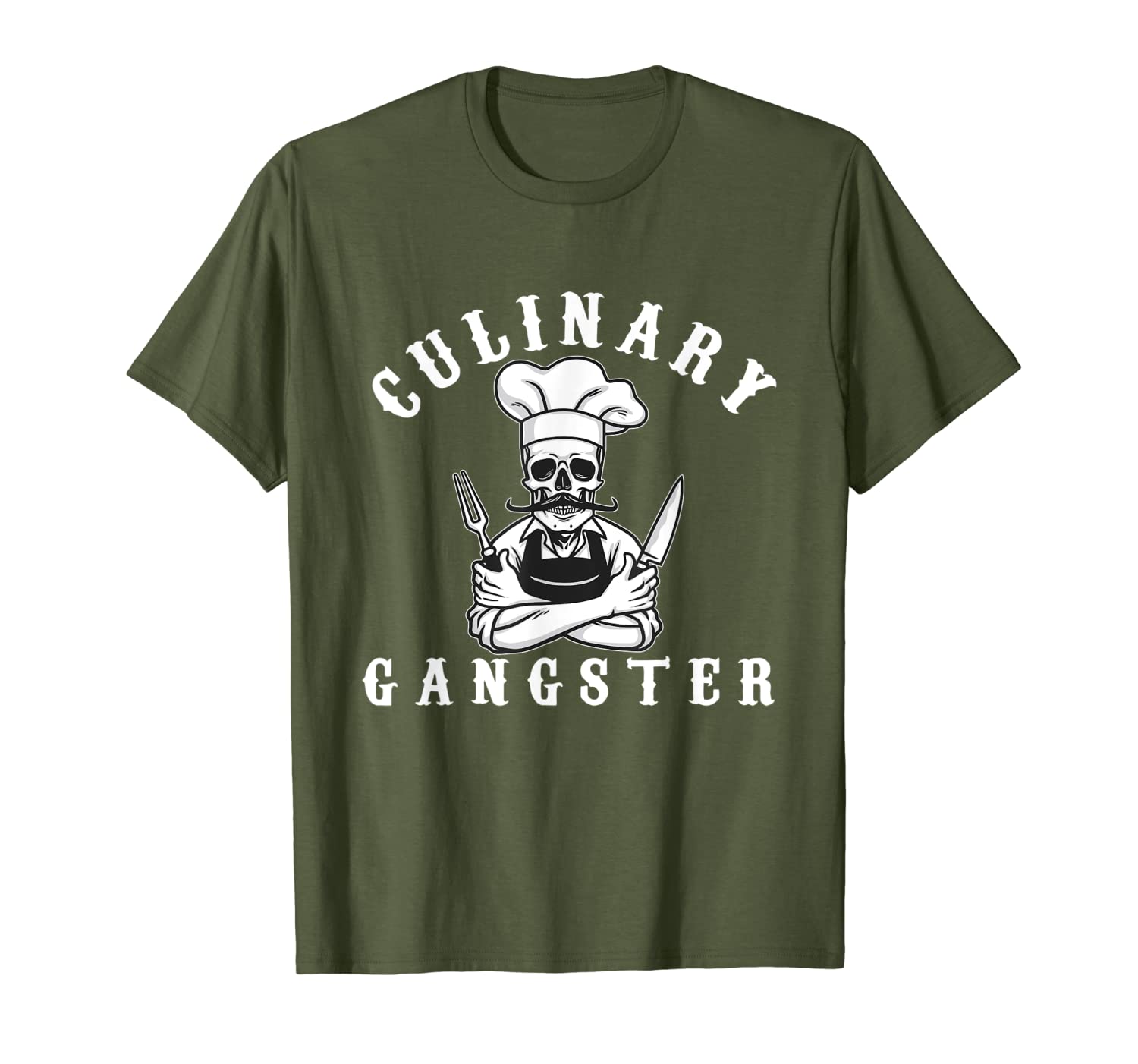 Culinary Gangster Cool Cooking Guru T Shirt-image-703618444