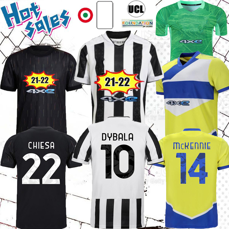

DYBALA CHIESA 21 22 soccer jersey LOCATELLI KEAN KAIO JORGE MORATA KULUSEVSKI football shirt DE LIGT juventus Camiseta fútbol 2021 2022, Away