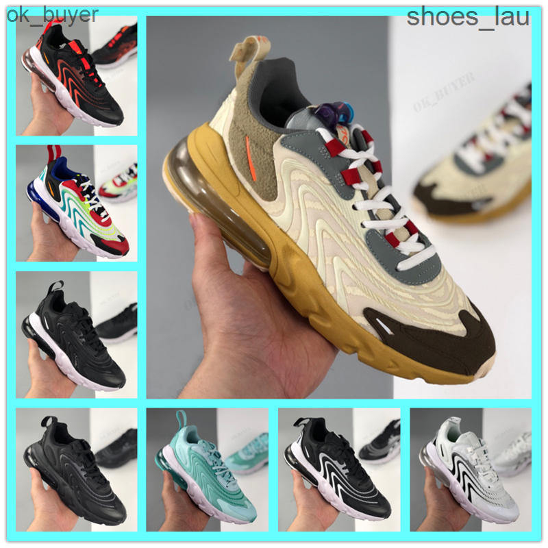 

Travis Scotts x 270s ENG React Cactus Trails Jack Mens Running Shoes Starfish Dark Hazel Men Women Fashion Sports Designer Sneaker, Shoe box