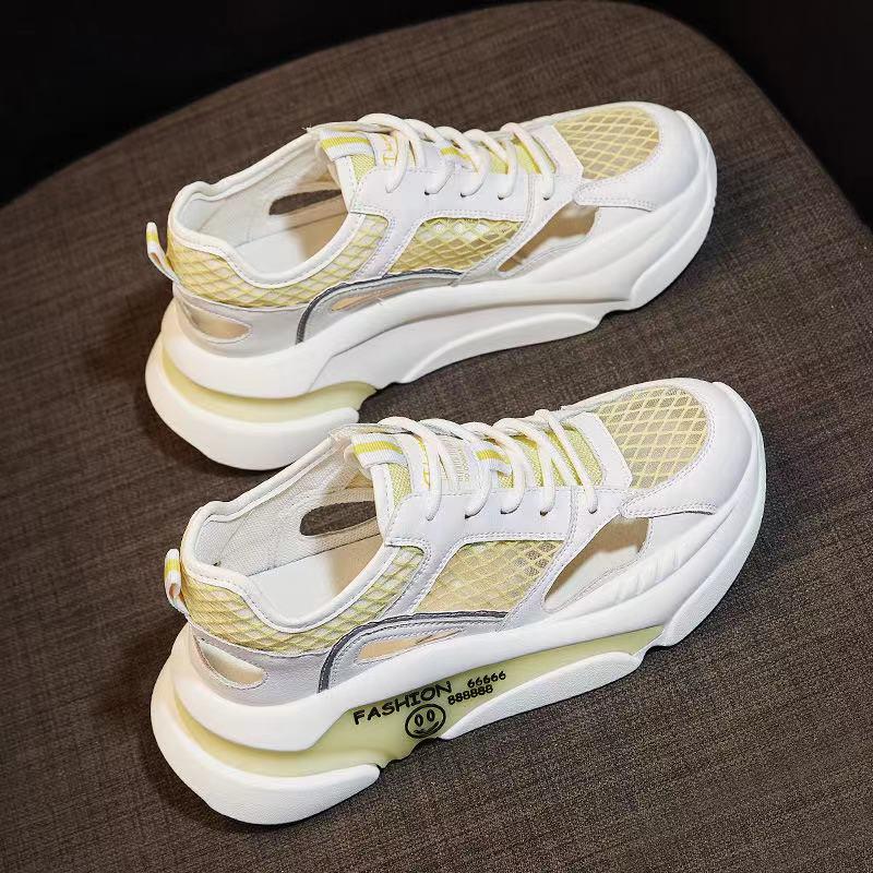 

Sandals Women Closed Toe Casual Summer Clunky Sneakers Lace-up Platform Sports Style Sandal Shoe, Black