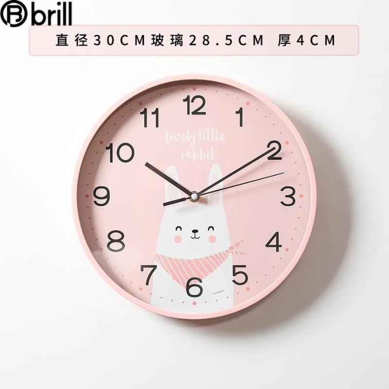 

Wall Clocks Cartoon Silent Clock Cute Children's Bedroom Kids For KidsRoom Animal Lovely Picture Home Decor