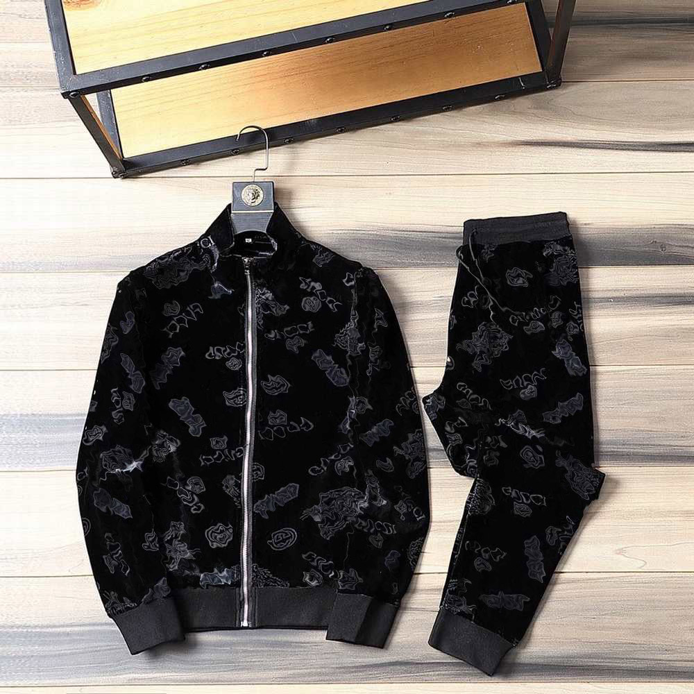 

21ss high street tide letter tracksuits designer suit with logo on the chest couple hooded sweater sweaters pants plus size -xxxl, Gray