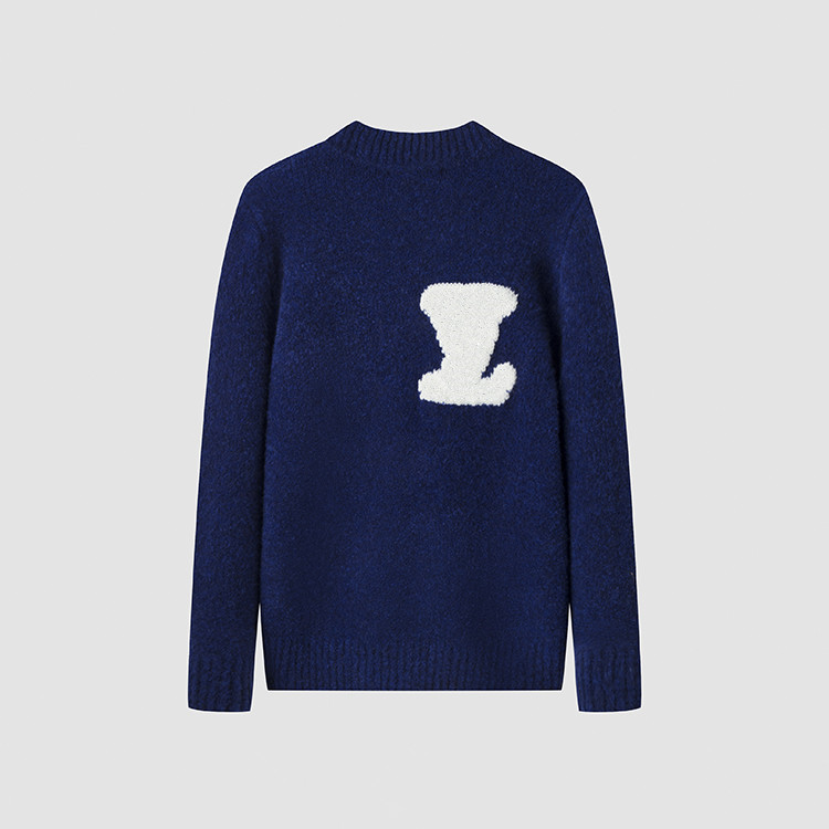 

Green, blue Designer mens sweater brand high quality wool jerseys men  and womens casual fashion winter fall clothing size -XXL, Customize