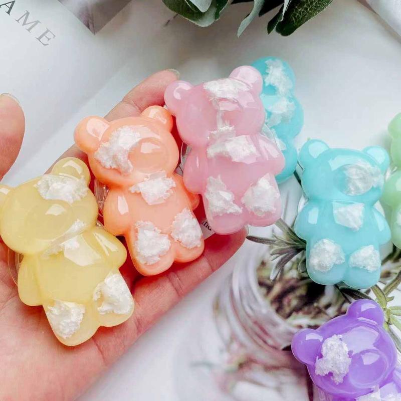 Cell Phone Mounts & Holders Coming 3D Cartoon Bear Cellphone Accessories Griptok Smartphone Stand Socket Mobile Grip Tok Holder-image-734887709