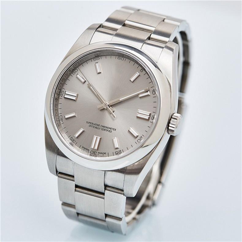 

High Quality Asian Unisex Watch 2813 Sports Automatic Mechanical Men's Exquisite Watches 116000 36mm Silver Dial Luxury Stainless Steel, White