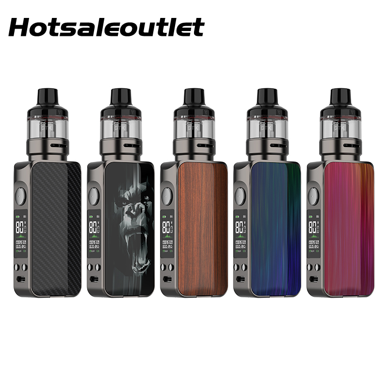

Vaporesso LUXE 80 S Kit Single 18650 Battery with 5-80W Power With 5ml GTX Pod 26 Adopts GTX Coils SSS Leak-resistant Precise Airflow Adjustment