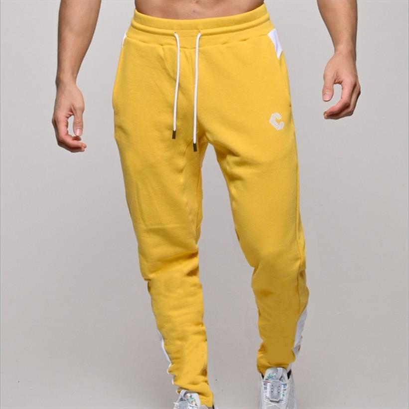 

sweatpants fitness bodybuilding casual print women pant joggers cotton slim fit streetwear male trouser, Black