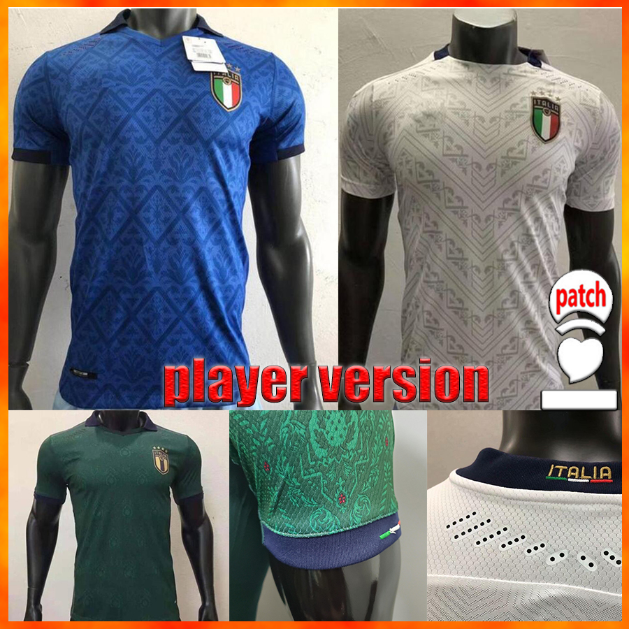 

2021 Player version INSIGNE Soccer Jersey home BARELLA SENSI INSIGNE italia Away White Third CHIELLINI BELOTTI BERNARDESCHI FOOTBALL SHIRTS, Black;yellow