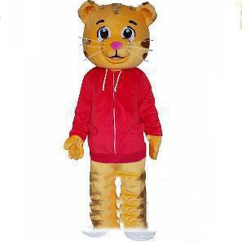 

2019 Discount factory sale cartoon Cakes Daniel Tiger Mascot Costume Daniele Tigere Mascot Costumes, As pic