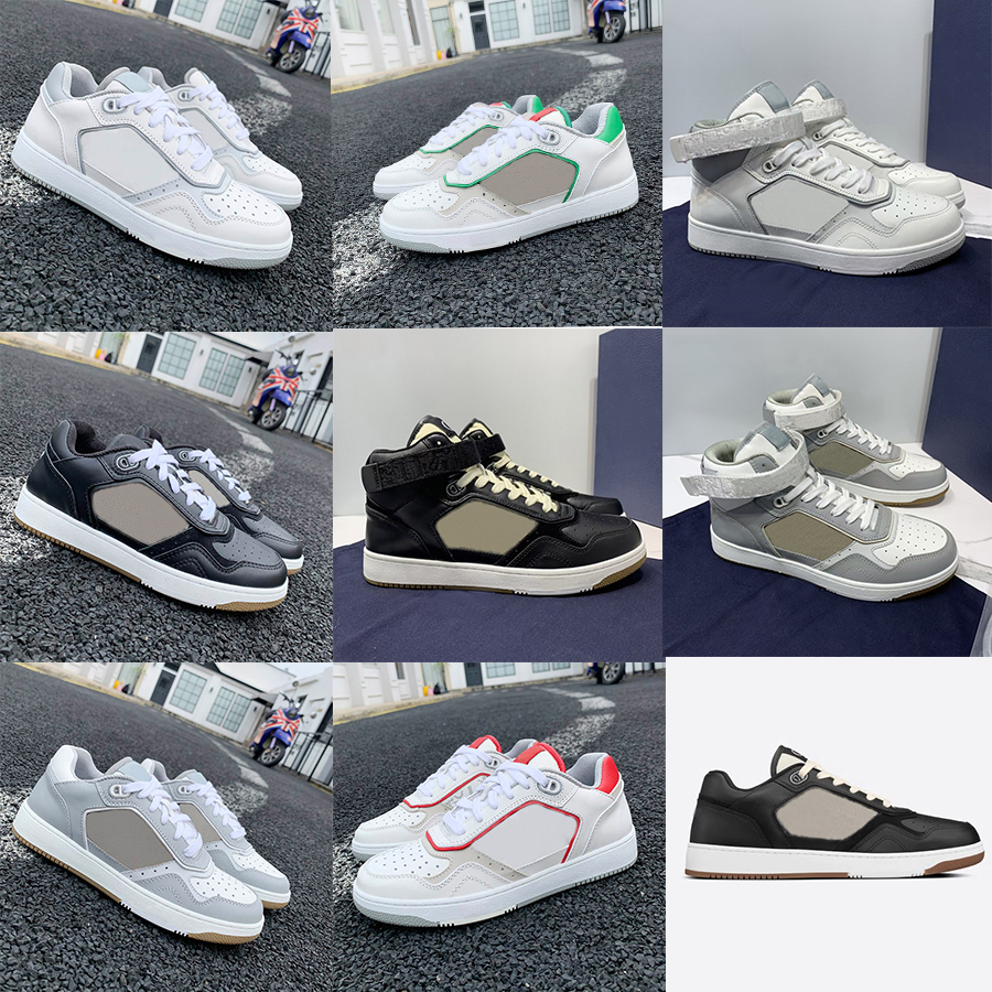 

Designer Women Man Casual Shoes B27 Fashion Winter Fall Board Shoe Leather Lace Up Sports Trainers Top Quality All Size 35-45, Color8