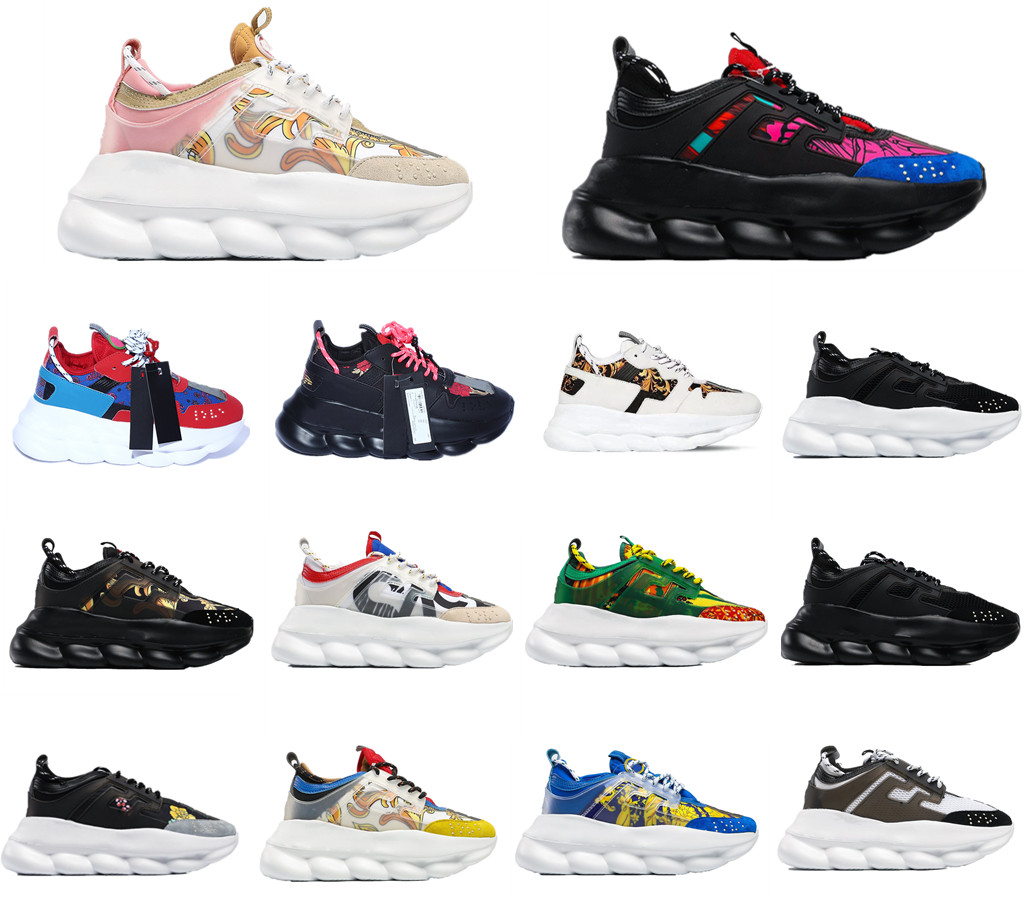 

wholesale Designer high quality Stitching pattern shoes men and women Beautiful stylish Classic Platform trainers, 30