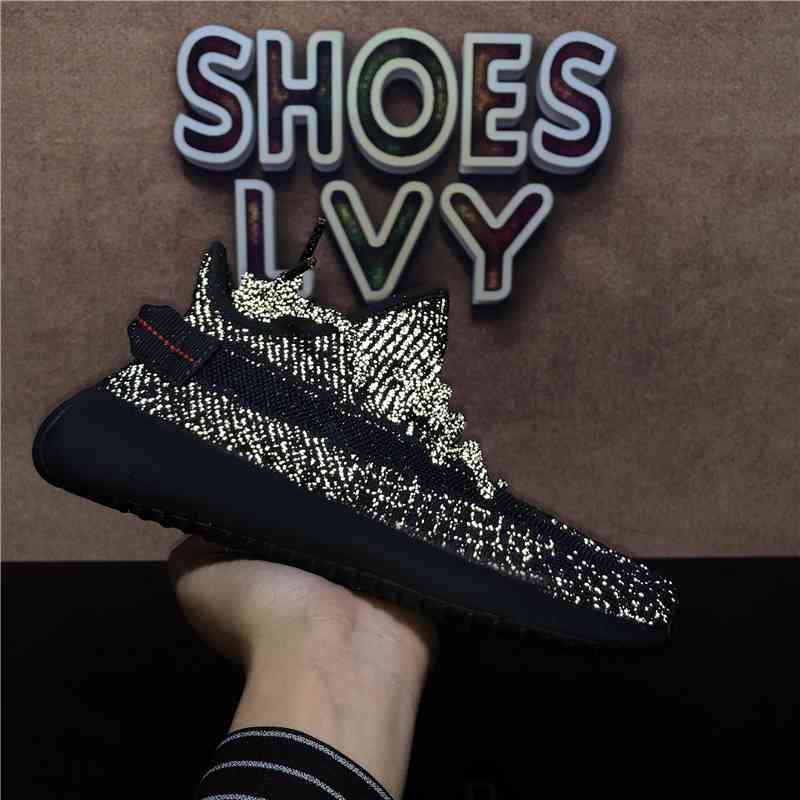 Top Quality Hommes Femmes Boost Chaussures de course Perle Pierre Queue Cinder Cinder 3M Statique Reflectif Mesh respirant Mens Baskets Sneakers