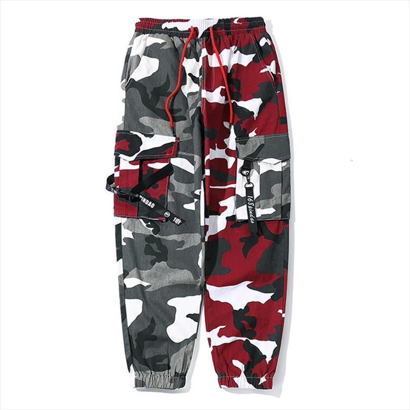 

zhuzunzhe spring autumn camouflage women pants hip pop pencil trousers male casual fashion loose style patchwork, Black