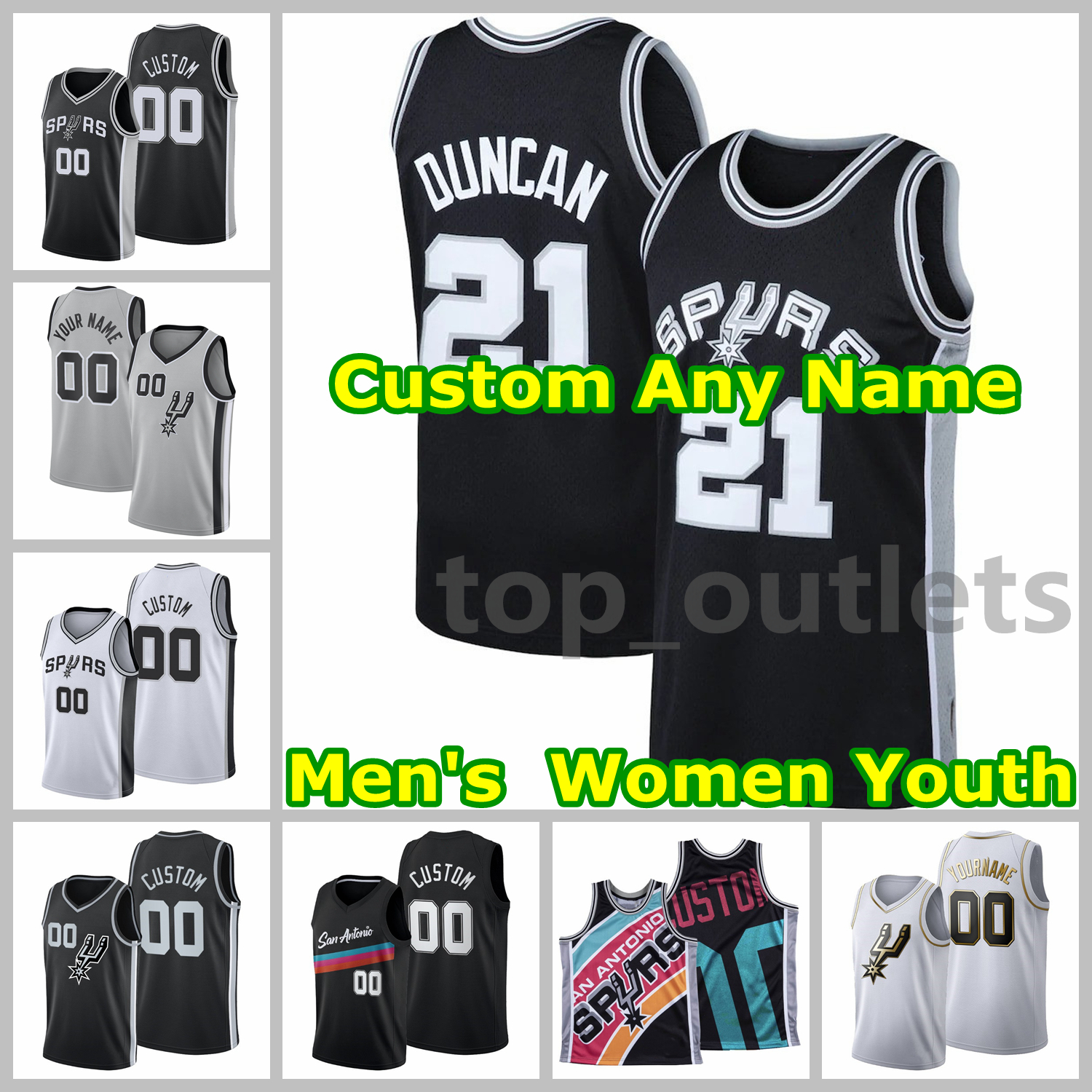 

Spurs Basketball Jerseys Zach Collins Jersey Derrick White Tre Jones Bryn Forbes Drew Eubanks Keita Bates-Diop Keldon Johnson Jock Landale C, Black;red