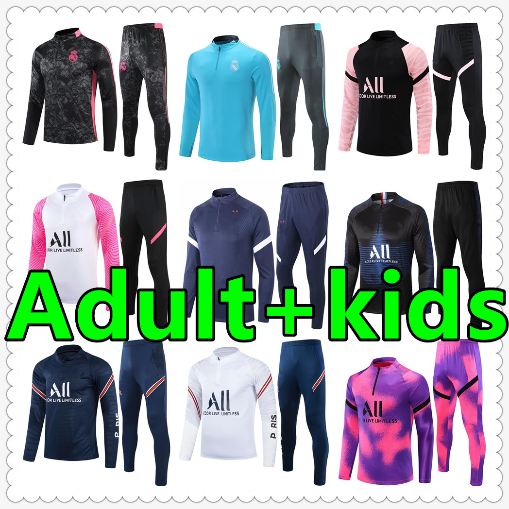 

Real Madrid Jerseys MBAPPE HAZARD GRIEZMANN Football tracksuit 2021 Soccer Jersey Survetement de foot chandal futbol retro player version