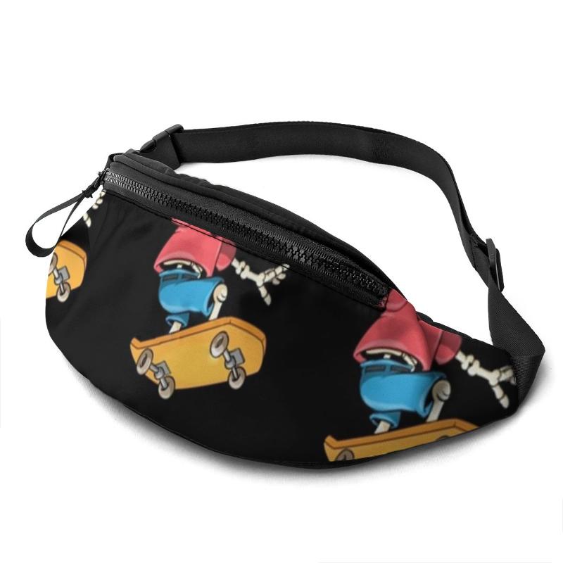 

Waist Bags Skateboard Bag Polyester Pattern Pack Men Bicycle