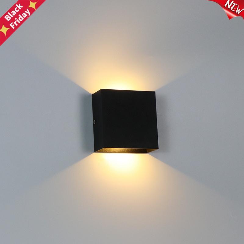 

Indoor Wall Lamp 6W/10W LED Dimmable Light Aisle Stair Decorate Lighting Fixture Bedroom Bedside Aluminium AC110V/220V Lamps