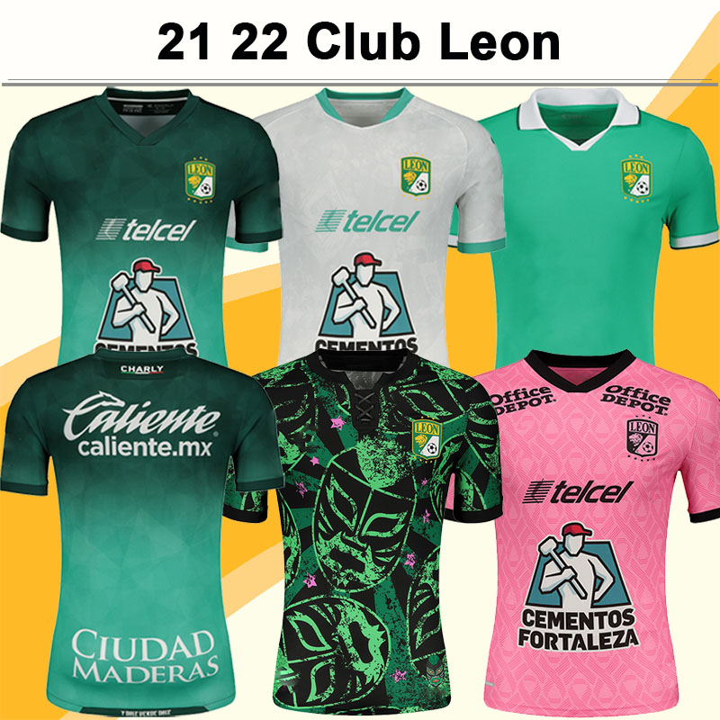 

21 22 Club Leon Angel Mens Soccer Jerseys 22 23 W.TESILLO J.MENESES Home Away Football Shirts Short Sleeve Uniforms, Qm6347 21 22 special edition no patch