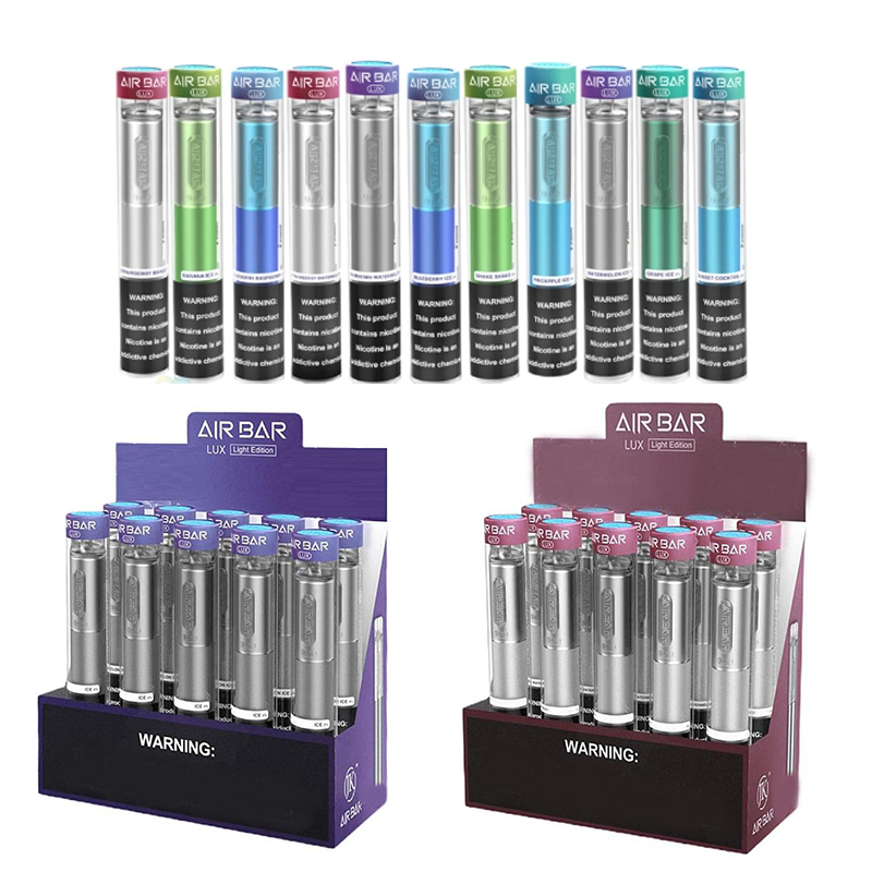 

Air Bar Lux Disposable Vape Pen 1000 Puffs pre-filled cigarettes 500mAh Battery 2.7ML Vapor Pod Device eCigs Electronic Cigarette