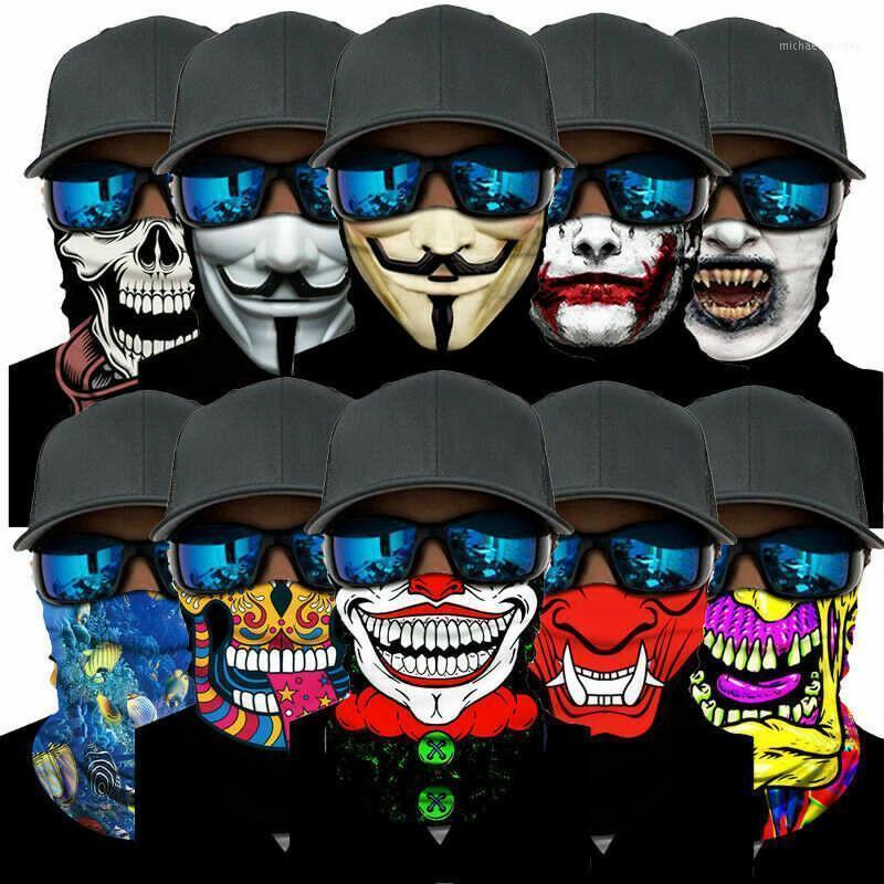 

Skull Seamless Ski Balaclava Windproof Clown Bandana Hunting Joker Outdoor Mascarilla Motorcycle Cycling Scarves1