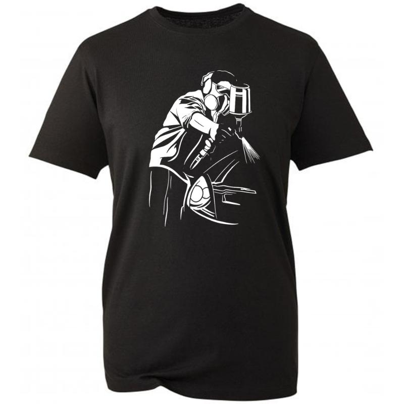 

Men's T-Shirts Funny Car Painter Paint T Shirts Graphic Cotton Streetwear Short Sleeve O-Neck Harajuku Oversized Job T-shirt Men Clothing, White