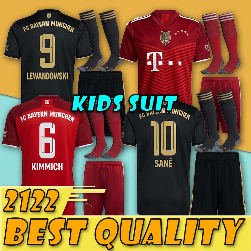 

21 22 bAyerN soccer jersey LEWANDOWSKI Munich SANE football shirt HERNANDEZ GORETZKA GNABRY DAVIES MULLER camisa de futebol KIMMIC MEN kids, Black