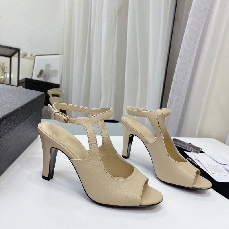 

Top quality smooth nude slingback heels sandals for women luxury designers shoes lambskin open toe ankle-strap luxe stiletto heel sandal factory footwear, Gift(not sold separately)